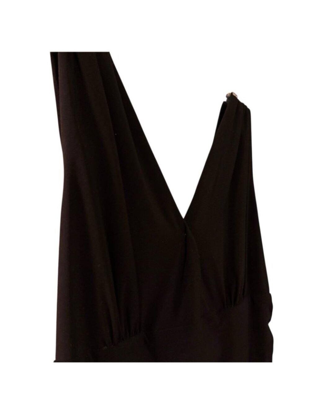 Polka Dot Dress Women's 12 Black & White Sleeveless Jessica Howard Evenings - Picture 7 of 16